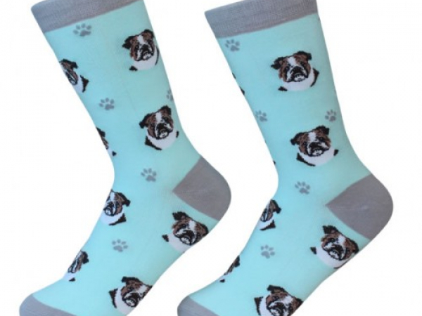 Bulldog dog socks cranbery corners gift shop dahonega georgia