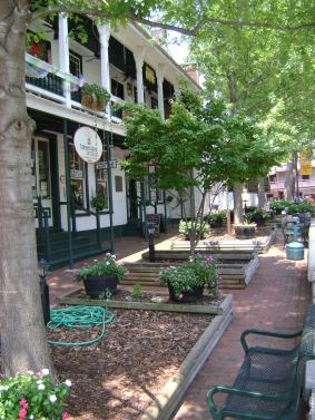 Summer scenes from around Dahlonega's Square